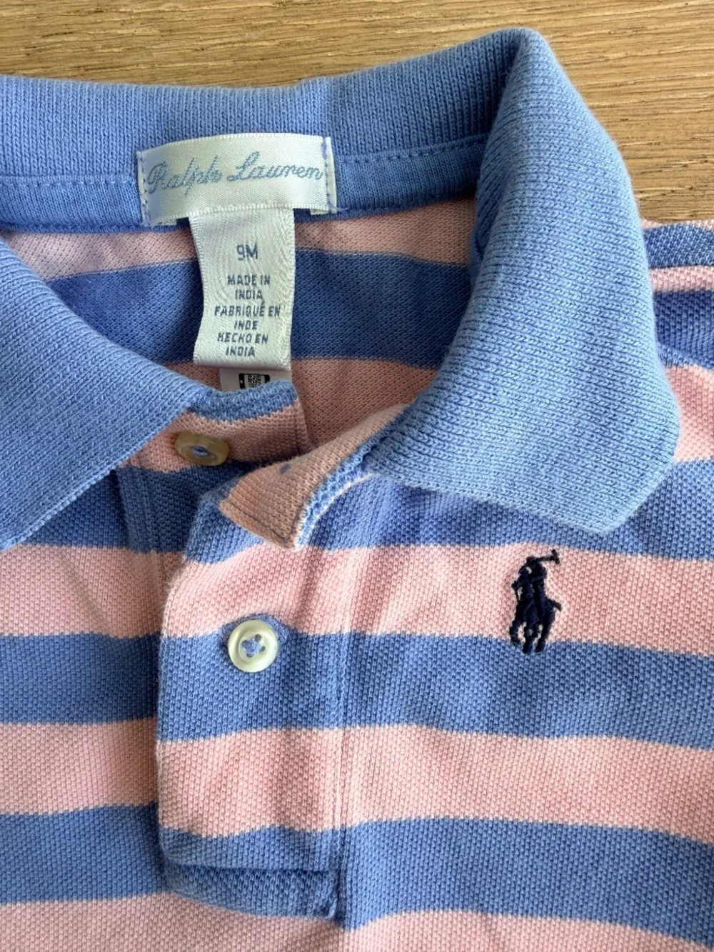 Ralph Lauren Striped Cotton Rugby Shortall 9M